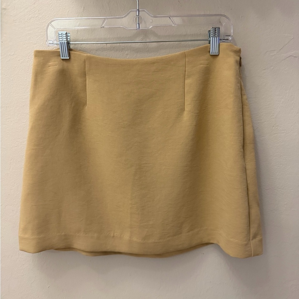 a new day Yellow-Beige Mini Skirt